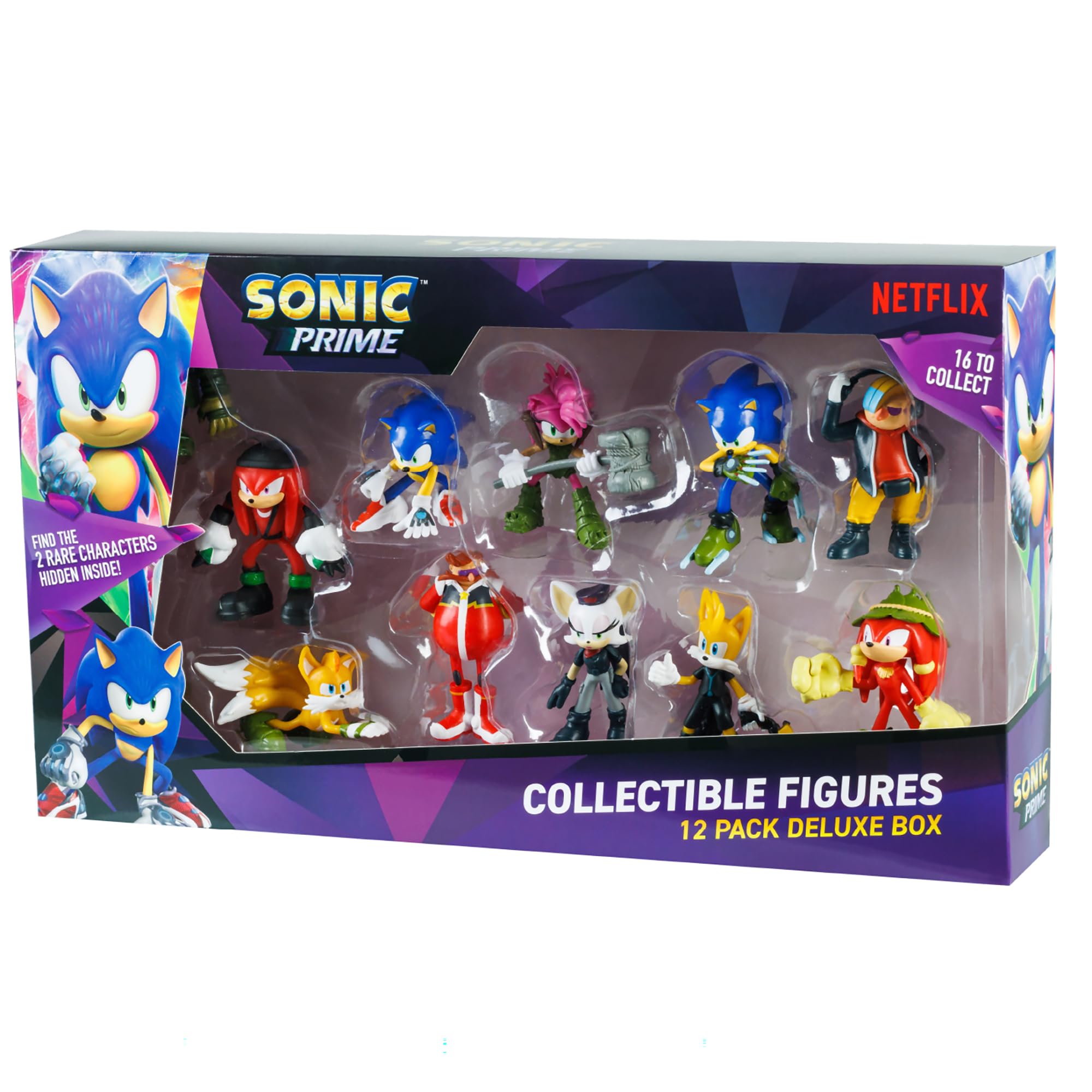 Sonic Prime Tails Rouge 2 Pack Collectible Figures