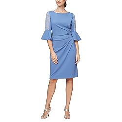 Alex Evenings Women's Plus Size Short Shift Dress