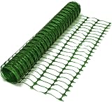 Oypla Heavy Duty Green Safety Barrier Mesh Fencing 1m x 25m