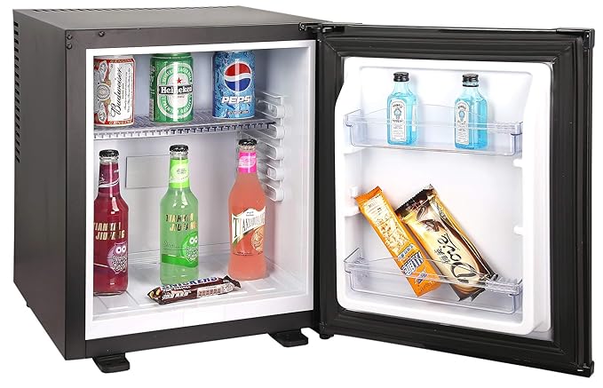 Mini nevera para Hotel 28 litros Vama Minibar Top A+ Negro: Amazon ...
