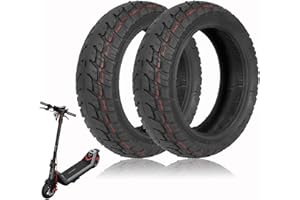 RidTianTek 9.5 x 2.50 Off-Road Tire 9.5 Inch Tubeless Tire for Niu KQI3 Electric Scooter Accessories Rear Front Wheel Replacement Tire Anti-skid Shockproof (2 Pcs)