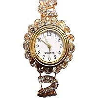 TCT(R-TM) Beautiful Girls Fashion Look Fancy Style Party-Festival Wear Stoned Bangle Analog Watch for Girls