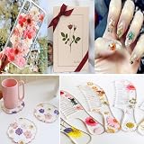 YoothBro White Dried Pressed Flowers for Resin Molds DIY Art Crafts view 5