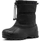 TRAILBLITZ Men's Winter Snow Boots Waterproof Warm Outdoor Lightweight Non Slip Cold Weather Shoes