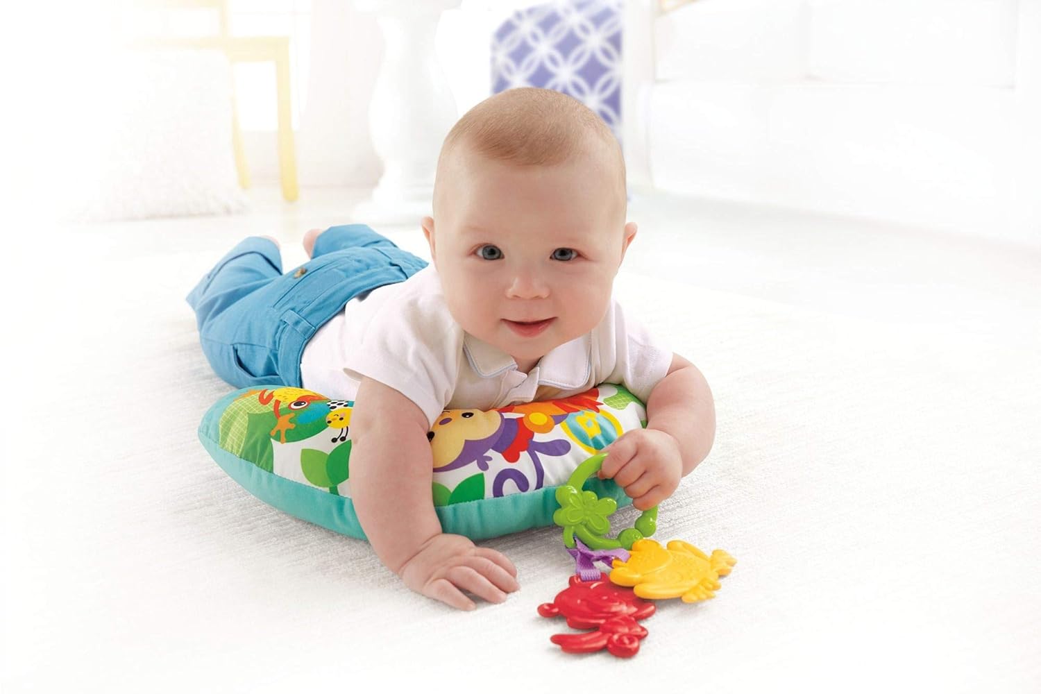 Cdr52 Des La Naissance Musique Et Vibrations Appaisantes Pour Bebe Fisher Price Coussin De La Jungle Jeu Sur Le Ventre Et Assis Oreillers Classiques Cuisine Maison Eng Bouldermicrofinance Org