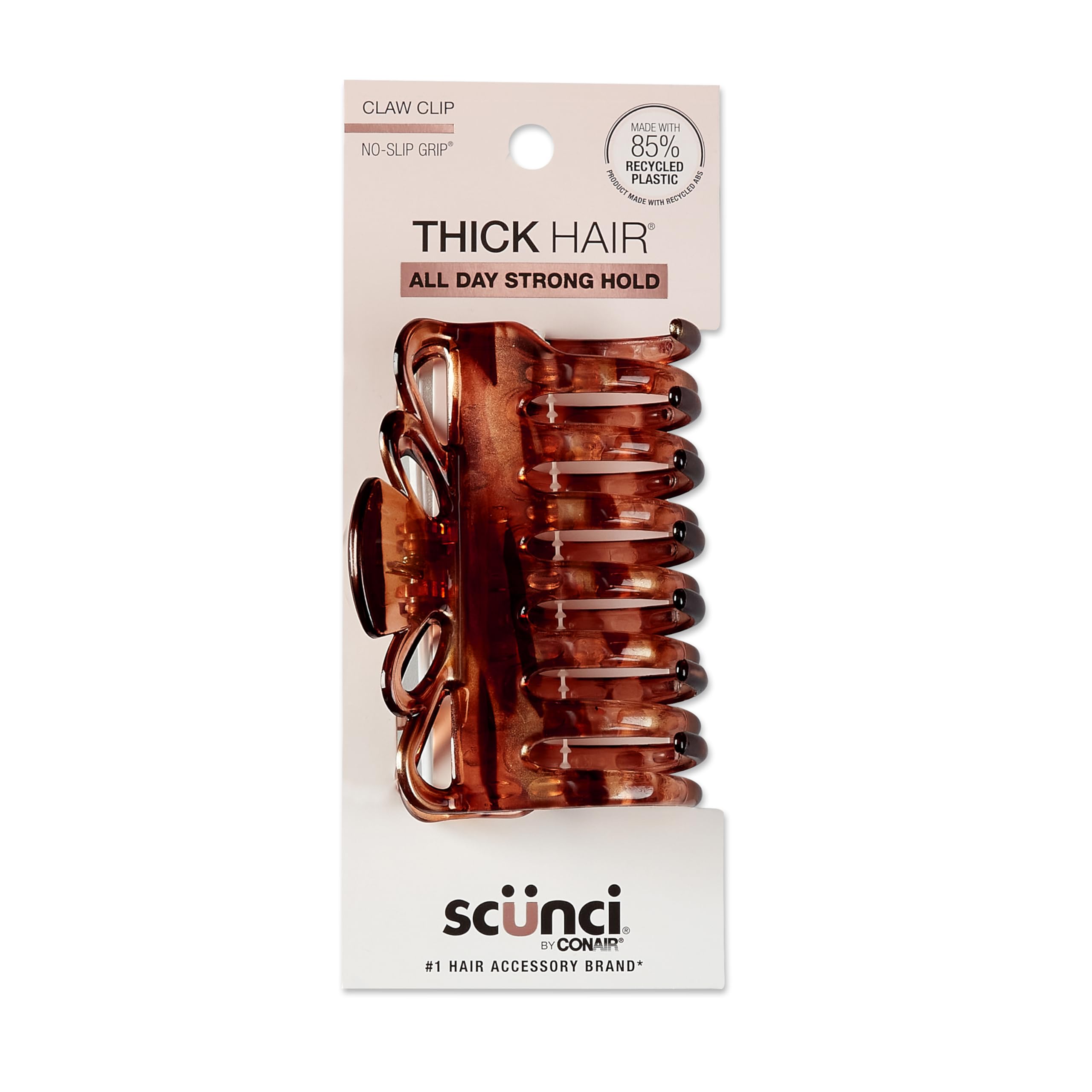 Scunci No Slip Crown Clip for Thick Hair, 9 cm