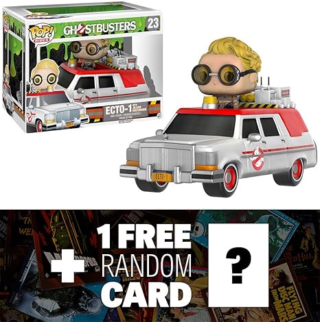 Tv Movie Video Game Action Figures Funko Pop Vinyl Rides Ghostbusters Ecto 1 With Jillian Holtzmann Figure Ride Toys Games