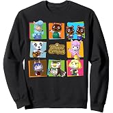 Animal Crossing Group Shot Panels Sweatshirt