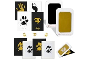 TXRRURE Paw Print Ink Pad for Dog Paw Prints, Dog Paw Print Kit, Pet Paw Printing Kit, Pet Paw Print Impression Kit, Paw Imprint Kit for Dogs, Memorial Gifts for Cat Dog