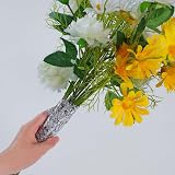 Snowkingdom Silver Metallic Glitter Table Runner 11x108 2 PCS Modern Chic view 6
