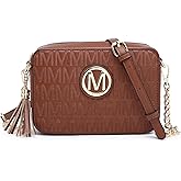MKP Stylish Lightweight Fashion Crossbody Bag for Women Chic Signature Shoulder Messenger Bag with Tassel Zipper Pocket