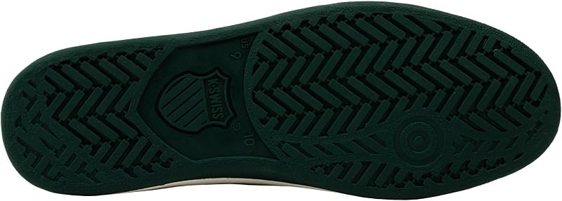 Herren Court Varsity Sneaker, SW/POSYGREEN, 42.5 EU