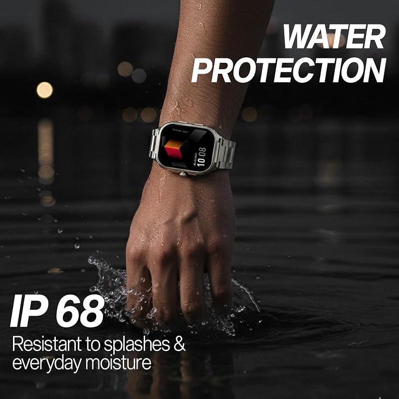 Smartwatch Ultra 3 Pro AMOLED, IP68 e 10 dias de Autonomia, Prata