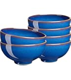 Amazon.com | Denby - Imperial Blue Coupe Cereal Bowls Set of 6