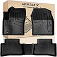 Automotive Floor Mats for Toyota C-HR 2018-2024 CHR, Heavy Duty TPE All Weather Car Floor Mats, 1st & 2nd Row Full Set Rubber Floor Liners, Anti Skid Car Mats for CHR, Black