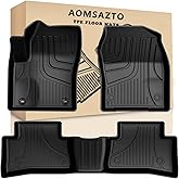 Automotive Floor Mats for Toyota C-HR 2018-2024 CHR, Heavy Duty TPE All Weather Car Floor Mats, 1st & 2nd Row Full Set Rubber Floor Liners, Anti Skid Car Mats for CHR, Black