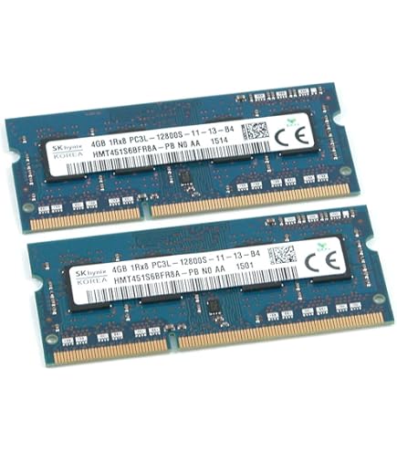 Hynix 4GB DDR3 Memory SO-DIMM 204pin PC3L-12800S 1600MHz