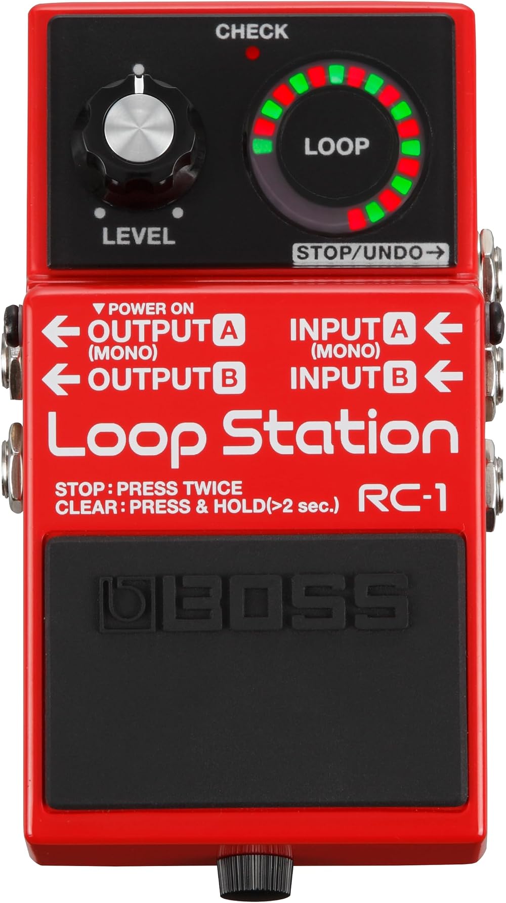 Boss RC-1 Loop Station Pedal 12 Minutes Stereo Recording Looper 24-LED
