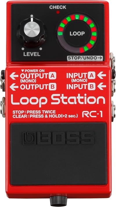 Boss RC-1 Loop Station Pedal 12 Minutes Stereo Recording Looper 24-LED