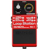 BOSS RC-1 Loop Station Pedal | Industry Standard Simple Looper for Guitar, Bass, Keyboards &amp; More, 24-Segment LED Indicator, 12 Minutes of Record Time