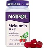Natrol Melatonin 10 mg Gummies, Sleep Support for Adults, 140 Gummies | Supplement to Fall Asleep Faster &amp; Stay Asleep Longer, Wake Up Refreshed, 100% Drug-Free, Strawberry-flavored, 70 Day Supply