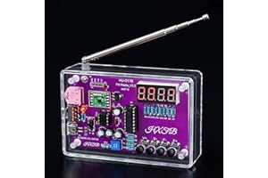 GeekLJT Upgraded RDA5807 Radio Soldering Kit, Solder Project Kit, Portable Radio DIY Electronic Kits, Practice Soldering Kit for Learning and Teaching Solder and Electronic