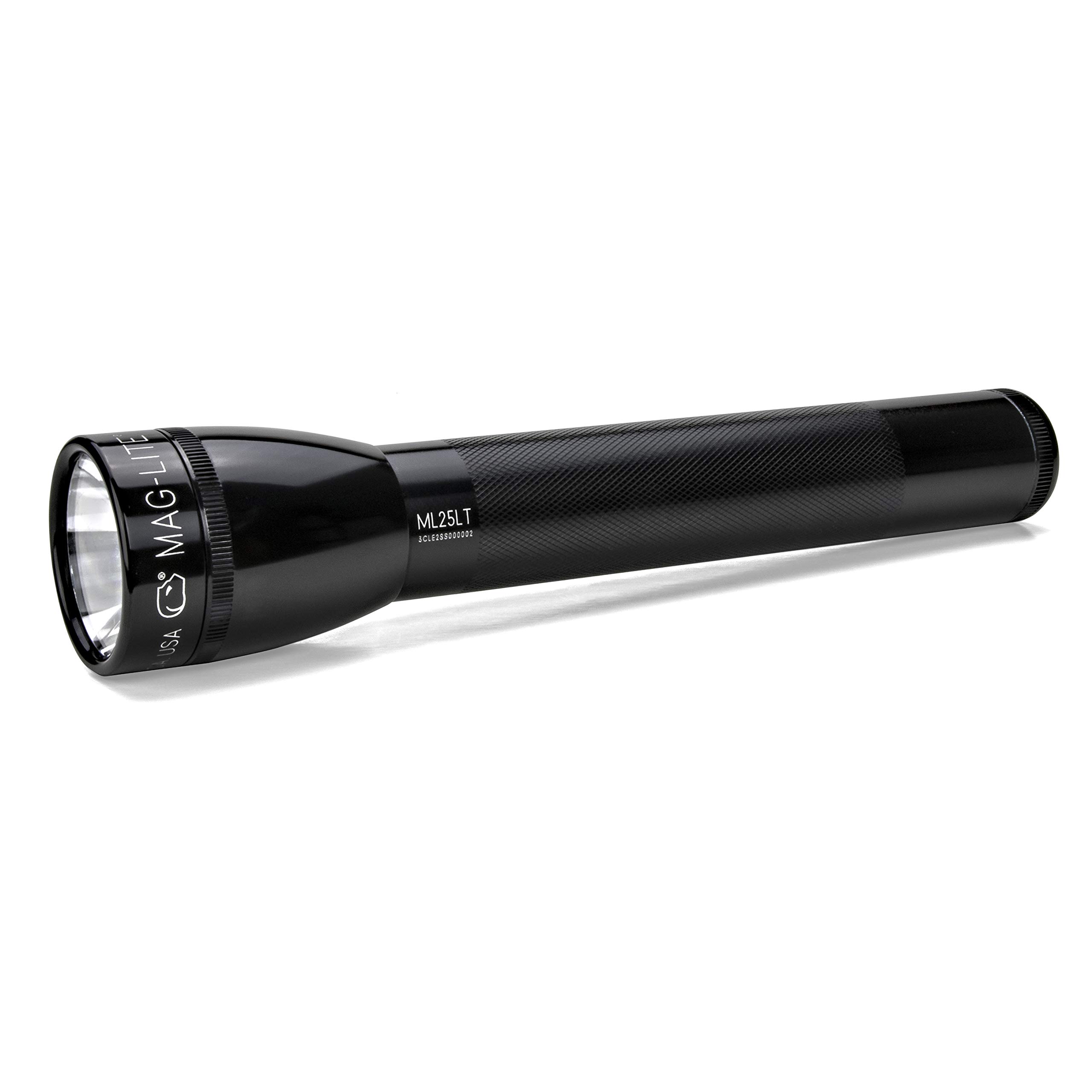 Maglite ML25LT 3 C-Cell Flashlight, Aluminium, Black, 173 lm