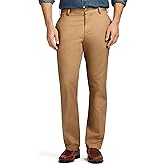 IZOD Men
s American Chino Flat Front Slim Fit Pant