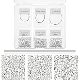 Sadnyy 330 Pcs 3 Grams Silver Jewelry Solder Chip for Jewelry Making | 3 Pcs Soft Medium Hard Silver Solder Wires, Ultra Tiny Medium Density Precut Chips Easy Welding Equipment 2 x 2 mm (E, M, H)