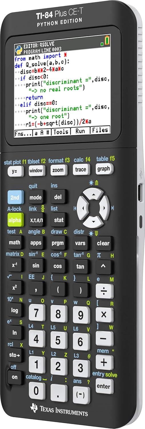 Texas Instruments Ti 84 Plus Ce T Python Edition Amazon De Burobedarf Schreibwaren