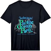 Mens Pacific Ocean Los Angeles Park Retro Vintage Performance T-Shirt