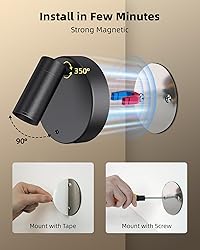 EZVALO Spotlights Indoor with Remote,5500mAh