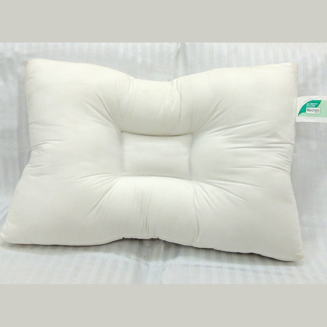 Recron Certified P.C. Ortho Pillow, 24'' x16'', White MolBhavKaro