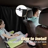 ZATOOTO Campervan Privacy Curtains 56x33 Suede Blackout Window Covers (Black) view 5