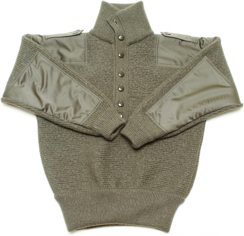 100% Fine Kamgarn Worsted Wool European Outdoor Hunting Travel Pullover Sweater from Austria