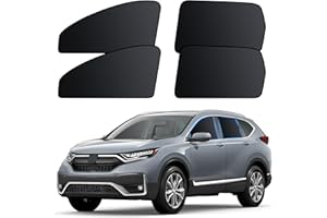 ZATOOTO Car Window Shades for Honda CR-V 2017-2022, 4 Pcs Magnetic Car Window Covers - 100% Block Light Privacy Curtains, Side Window Sun Shade for Baby Breastfeeding, Sleeping, Camping