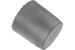 GARVALON Silicon Carbide Graphite Metal Melting Mold for Silver Copper Brass Zinc Casting, round Ingot Mold