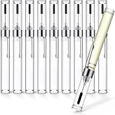 Saysurey 10 Pcs Refillable Precision Needle Point Oiler, 8 ml Leak Proof | Transparent Precision Oiler Pen No Oil, Portable Lubrication Tool with Pocket Clip, Machinery Electronics Musical Instruments