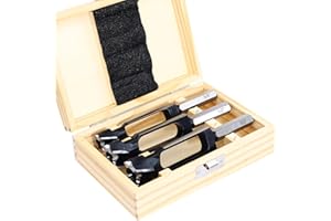 SICWOOD 3PCS Wood Plug Cutters Set, Wood Tenon Maker Dowel Pocket Hole Plug Cutters, Woodworking Drill Bit, Suiatble for Making 3/8" 1/2" 5/8" Wood Dowel Pins- (Wood Plug Cutters)