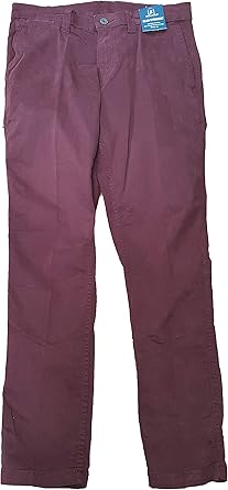 george slim straight pants
