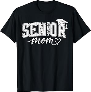 Senior Mom 2027 Proud Mom Mother Graduate Class of 2027 T-Shirt