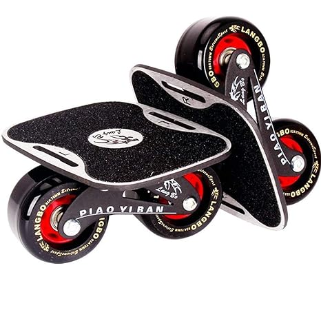 TANG SHI Freeline Drift Skates Sports mit 70 mm PU Räder und ABEC 7 Kugellager
