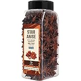 Soeos Star Anise Seeds, Non-GMO Verified, Great for Baking and Tea, Anis Estrella, Whole Chinese Star Anise Pods, Dried Anise