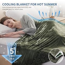 Guohaoi Cooling Throw Blanket for Hot