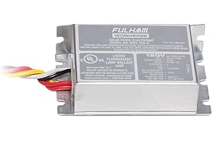 Fulham Lighting WH3-120-C Workhorse 3 Versatile Fluorescent Lamp Ballast, Silver 120V