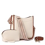 CLUCI Crossbody Bag Purse for Women 2Pcs Leather