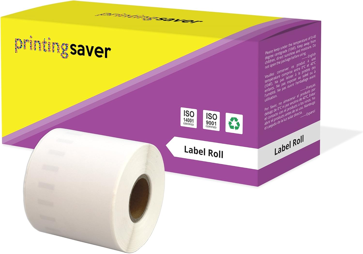 Printing Saver 99019 59 x 190 mm Compatible Lever Arch File Labels Roll (110 Labels per Roll) for LabelWriter 310 320 330 4XL 400 450 Turbo/Twin Turbo/Duo & Seiko SLP Label Printers - Image 3