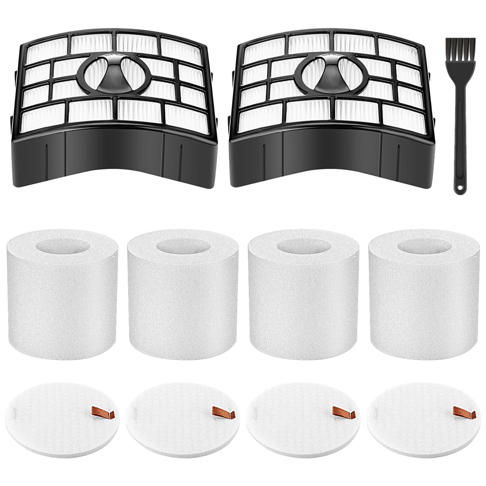 NV752 AZ1002 Replacement Filters for Shark Rotator Powered Lift-Away Vacuum NV650 NV650W NV651, NV652 NV750W NV751, NV752 NV831 NV835 AX950 AX951 AX952 ZU632 AZ1000W AZ1002 AZ1002BRN, XFF650 & XHF650