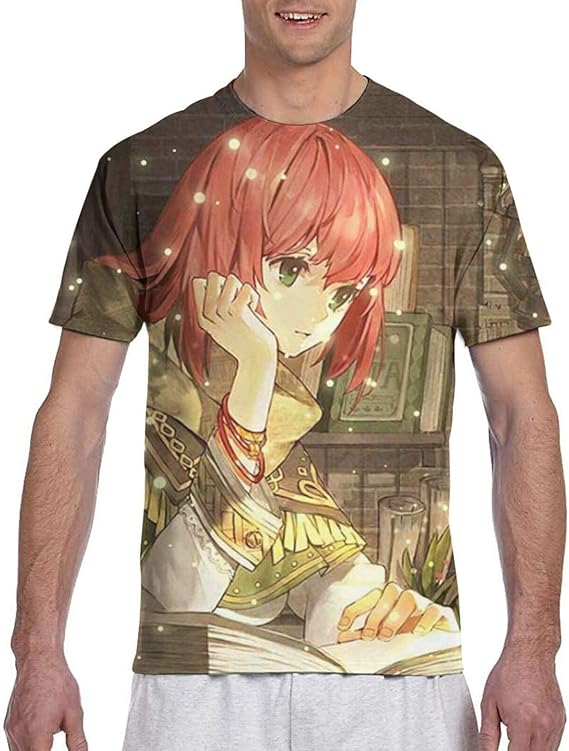 Amazon Co Jp 赤髪の白雪姫 2 Tシャツ メンズ 半袖 夏ト ファッショントップス 抗菌防臭 丸襟 柔らかい 快適 速乾性 フィットネストレーニング Tシャツ レジャー 運動する半袖 服 ファッション小物