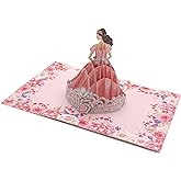ASVP Shop Quinceanera Card - Happy 15th Birthday Card - Tarjetas Para 15 Años - 3D Pop Up Greeting Card